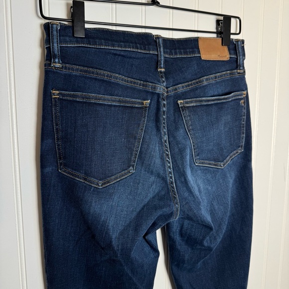 Madewell 9” High Rise Skinny Jeans Dark Wash Women’s Size 28 Inseam 28” - Picture 6 of 14